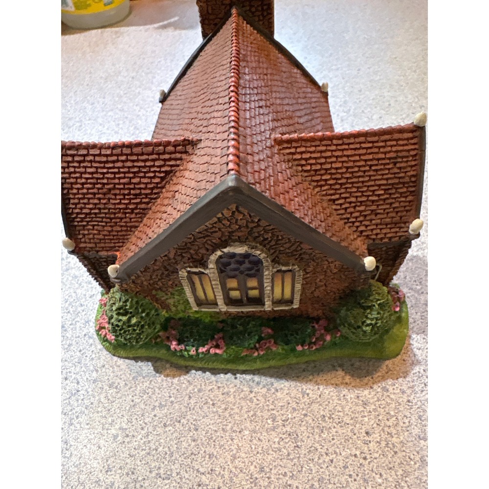 Jan Karon At Home in Mitford The Lords Chapel Miniature Church Figurine Hallmark